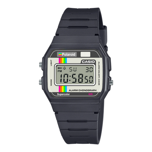 Custom Casio F91W "polaroid"